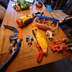 Nerf Set: Minigun, Shotgun, Pistolen, Stratobow, Ophalen, Gebruikt, Jongen of Meisje