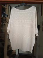 Te koop ofwit gebreid  truitje met korte mouw maat XL, Ophalen of Verzenden, Nieuw, Maat 46/48 (XL) of groter, Wit