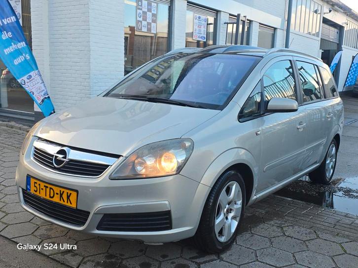 Opel Zafira 2.2 Enjoy*1 e eig *voll automaat*nap*apk*airco*t, Auto's, Opel, Bedrijf, Te koop, Zafira, ABS, Airbags, Airconditioning