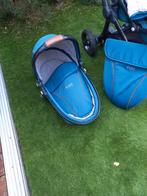 Kinderwagen met reiswieg, Kinderen en Baby's, Kinderwagens en Combinaties, Ophalen of Verzenden, Gebruikt, Kinderwagen, Verstelbare duwstang