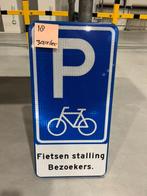 Fietsenstalling - parkeerplaats fietsers - 300x600mm - kl. 3, Ophalen of Verzenden, Zo goed als nieuw