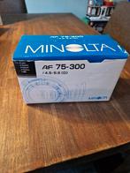2 minolta lenzen zoom af 75 -300 /4.5-5.6 (D) en, Ophalen of Verzenden, Zo goed als nieuw, Telelens, Zoom
