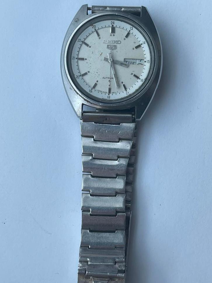 Seiko Automatic – Herenhorloge, roestvrij staal, Antiek en Kunst, Antiek | Klokken, Ophalen of Verzenden