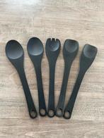 Keukengerei set van 5 spatels merk Boretti, Huis en Inrichting, Keuken | Keukenbenodigdheden, Ophalen of Verzenden, Zo goed als nieuw