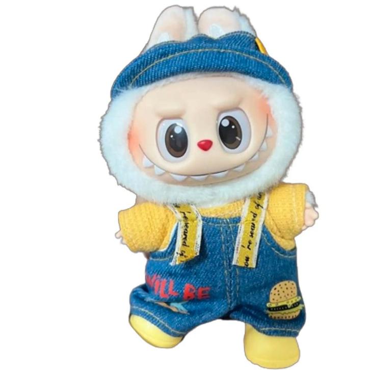 Labubu Lafufu outfit blauw (NIEUW) !!!, Verzamelen, Poppetjes en Figuurtjes, Nieuw, Ophalen