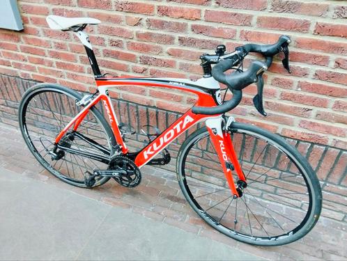 Zeer mooie KUOTA KIRAL racefiets, Fietsen en Brommers, Fietsen | Racefietsen, Zo goed als nieuw, Overige merken, Carbon, Ophalen