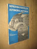beproevingstoestellen automobielmotoren - mulder jr., Ophalen of Verzenden, Zo goed als nieuw, Algemeen