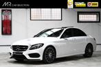 Mercedes-Benz C-klasse 180 AMG Sport Edition | Panoramadak |, 65 €/maand, Met garantie (alle), Wit, Bedrijf