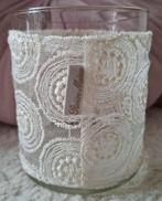 Rivièra Maison waxinelichthouder, glas met dekje eromheen, Ophalen of Verzenden, Zo goed als nieuw, Overige materialen, Minder dan 25 cm