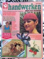 tijdschrift margriet handwerken (later steek) juni 1980, Boeken, Ophalen of Verzenden, Gelezen, Damesbladen