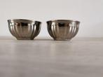 Zilverkleurige schaaltjes, Overige materialen, Ophalen of Verzenden, Overige stijlen, Schaal of Schalen