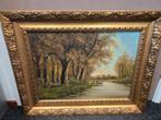 Klassiek schilderij, visser in boot, ongesigneerd, Antiek en Kunst, Kunst | Schilderijen | Klassiek, Ophalen