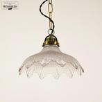 Prachtige Antieke Art Deco Holophane Hanglamp Vintage #6418, Huis en Inrichting, Lampen | Hanglampen, Gebruikt, Ophalen of Verzenden