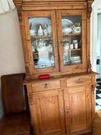 Antieke Oostenrijkse Grenen Kast - Tweedelig, Ophalen