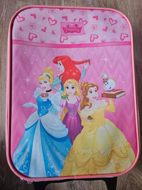 Disney Prinsessen Koffer - Meisjes Reiskoffer, Sieraden, Tassen en Uiterlijk, Koffers, Gebruikt, Zacht kunststof, Minder dan 50 cm