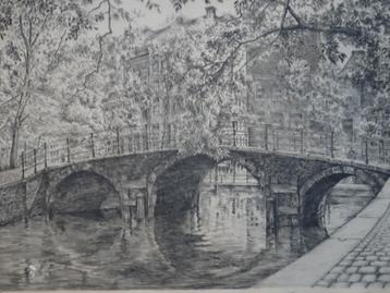 ets brug Leidse gracht Amsterdam, Frans IJserinkhuijsen 1950