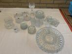 Kristal schoteltjes schaaltjes bakjes glazen kaars standaard, Antiek en Kunst, Ophalen of Verzenden