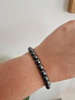 Hematiet armband kralen zwart nieuw hematite, Ophalen of Verzenden, Zo goed als nieuw, Elastiek