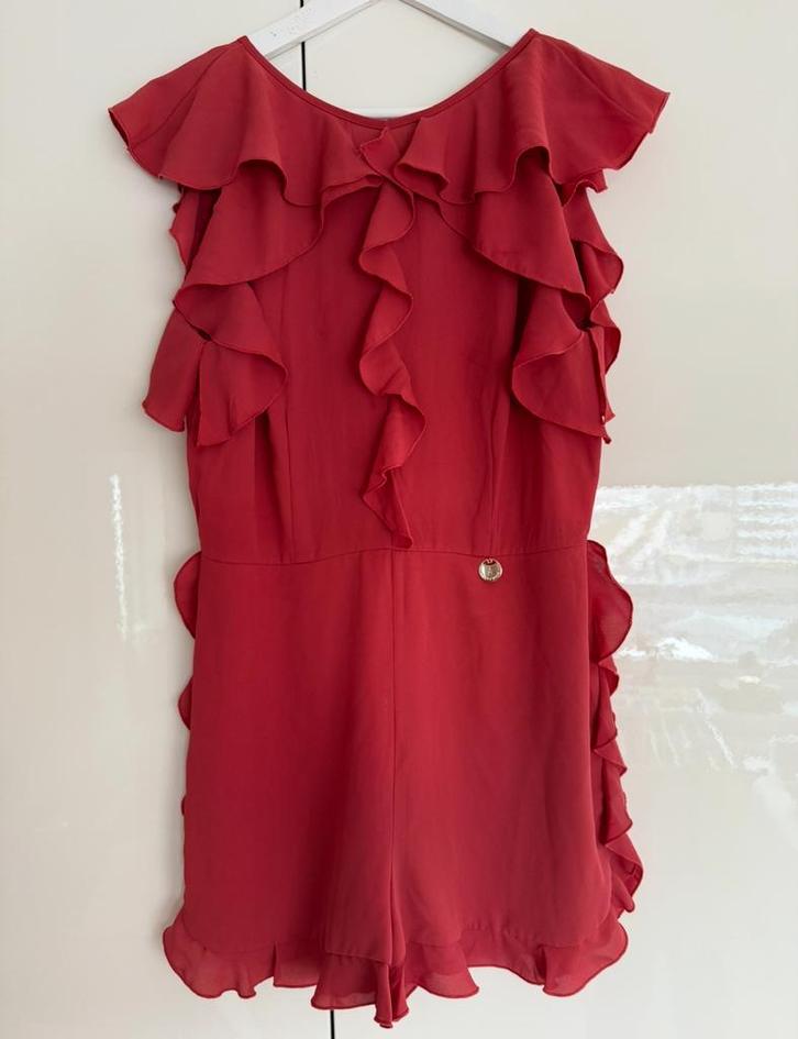 Zomerse rode/ Korale jumpsuit van het merk Denny Rose, Kleding | Dames, Jumpsuits, Gedragen, Maat 34 (XS) of kleiner, Rood, Ophalen of Verzenden