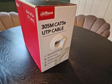 Dahua UTP Kabel 305meter Cat5e Utp wit ECA 99,9% Koper, PoE beschikbaar voor biedingen