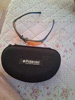 Polaroid zonnebril fietsen met extra blank en donkere glazen, Ophalen of Verzenden, Zo goed als nieuw, Zwart, Overige merken