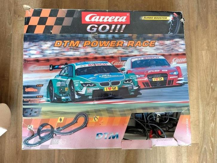 Carrera GO!!! DTM Power Race Racebaan, Kinderen en Baby's, Speelgoed | Racebanen, Gebruikt, Racebaan, Elektrisch, Carrera, Ophalen of Verzenden