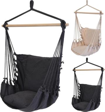 Hangstoel voor 2 personen - Zwart beschikbaar voor biedingen