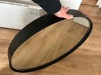 Wand spiegel rond 75 cm staal rand, Ophalen, Rond, 50 tot 75 cm, Minder dan 100 cm