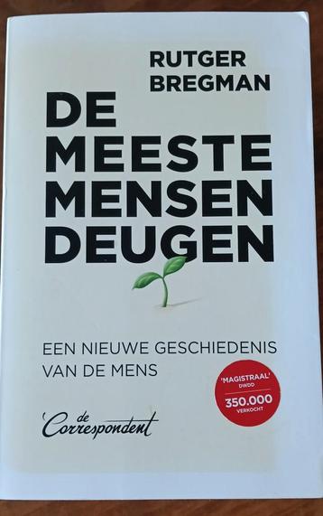 De Meeste Mensen Deugen - Rutger Bregman (13e druk) beschikbaar voor biedingen