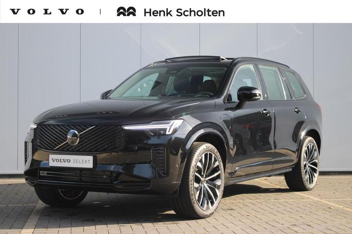 Volvo XC90 T8 445PK Plug-in hybrid AWD Ultra Dark | Luchtver, Auto's, Volvo, Bedrijf, Te koop, XC90, 360° camera, 4x4, ABS, Achteruitrijcamera
