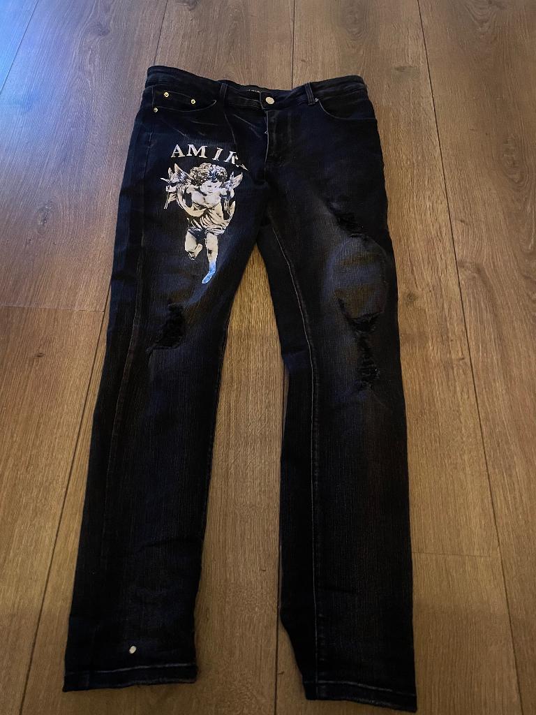 Amiri broek, Zwart, Overige jeansmaten, Ophalen of Verzenden, Zo goed als nieuw