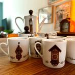 Mitterteich porselein koffie- en theeservies klokkenmotief, Ophalen, Gebruikt, Overige stijlen, Kop(pen) en/of Schotel(s)