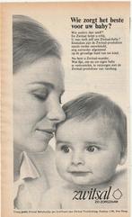 Retro reclame 1966 Zwitsal zorgt het best voor uw baby, Verzamelen, Retro, Verzenden, Overige typen