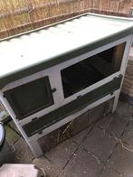 Ferplast konijnenhok, Dieren en Toebehoren, Knaagdieren en Konijnen | Hokken en Kooien, Gebruikt, Ophalen of Verzenden, 90 cm of meer