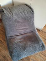 Grijze rib zitzak, Ophalen, Zo goed als nieuw, Grijs