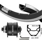 VOORWIEL SHIMANO NAAFDYNAMO V-BRAKE&DISK CENTERLOCK QR, Fietsen en Brommers, Fietsonderdelen, Ophalen of Verzenden, Zo goed als nieuw