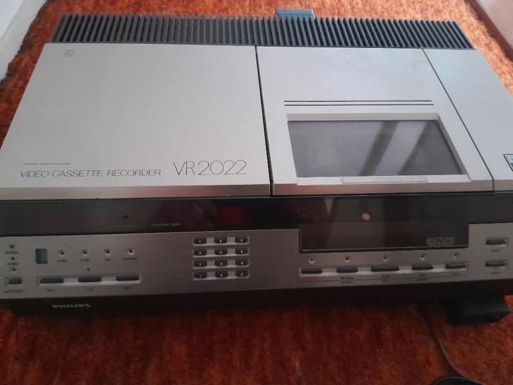 Philips v2000 videorecorder, VR2022, Audio, Tv en Foto, Videospelers, Gebruikt, Video 2000-speler of -recorder, Ophalen