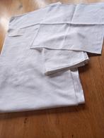 Wit tafellaken  158x124 cm / 4 servetten, Huis en Inrichting, Tafelkleden, Ophalen of Verzenden, Gebruikt, Rechthoek