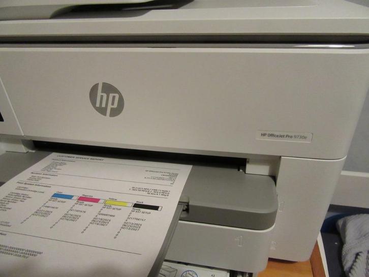 HP 9730e A3 officejet printer afgeleverd eind sept, Computers en Software, Printers, Zo goed als nieuw, All-in-one, Inkjetprinter