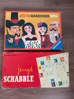 Twee Vintage Spellen: Barricade & Jeugd Scrabble, Hobby en Vrije tijd, Gezelschapsspellen | Bordspellen, Een of twee spelers, Ophalen of Verzenden