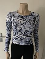 Shein cropped shirt blauw maat S 1xgedragen, Kleding | Dames, T-shirts, Zo goed als nieuw, Lange mouw, Shein, Verzenden