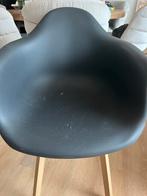 Zwarte Kuipstoel, Huis en Inrichting, Stoelen, Ophalen, Kunststof, Gebruikt, Zwart