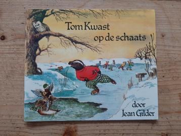 Vintage kinderboek Tom Kwast op de schaats uit 1978