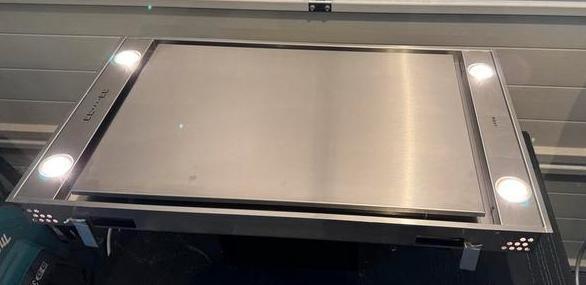 Novy afzuigkap 6830 Novy Pureline 90 cm RVS, Witgoed en Apparatuur, Afzuigkappen, Zo goed als nieuw, Inbouw, Overige typen, 600 tot 800 m³ per uur