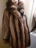 Prachtige echte raccoon bontjas bont jas bontmantel  XXL, Ophalen of Verzenden, Zo goed als nieuw, Maat 46/48 (XL) of groter, Bruin