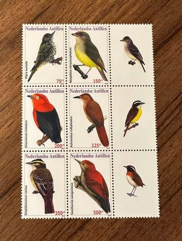 Nederlandse Antillen - Vogels - 6 Postzegels postfris 2010 beschikbaar voor biedingen
