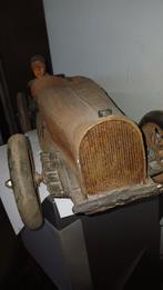 te koop oud model Bugatti raceauto van hout, Ophalen of Verzenden
