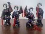 Japanse porseleinen Geisha beeldjes., Ophalen of Verzenden