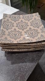 13  mooie vierkant borden van Casa, Ophalen of Verzenden, Zo goed als nieuw, Overige stijlen, Bord(en)