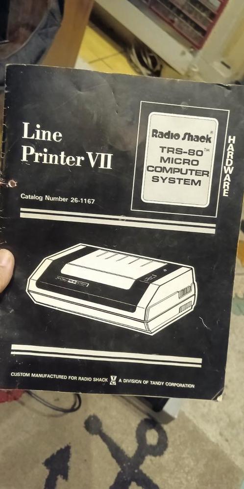 Tandy TRS-80 Line Printer VII, Computers en Software, Printers, Gebruikt, Printer, Matrix-printer, Zwart-en-wit printen, Ophalen of Verzenden